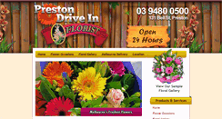 Desktop Screenshot of driveinflowers.com.au